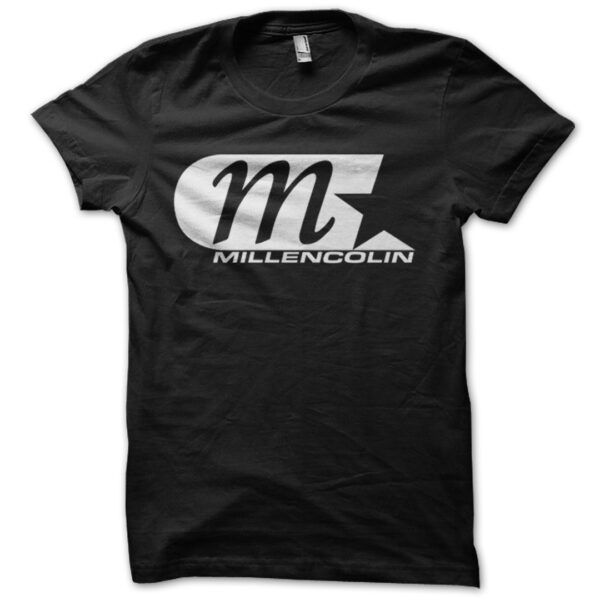 Logo T-shirt Black White print | Millencolin