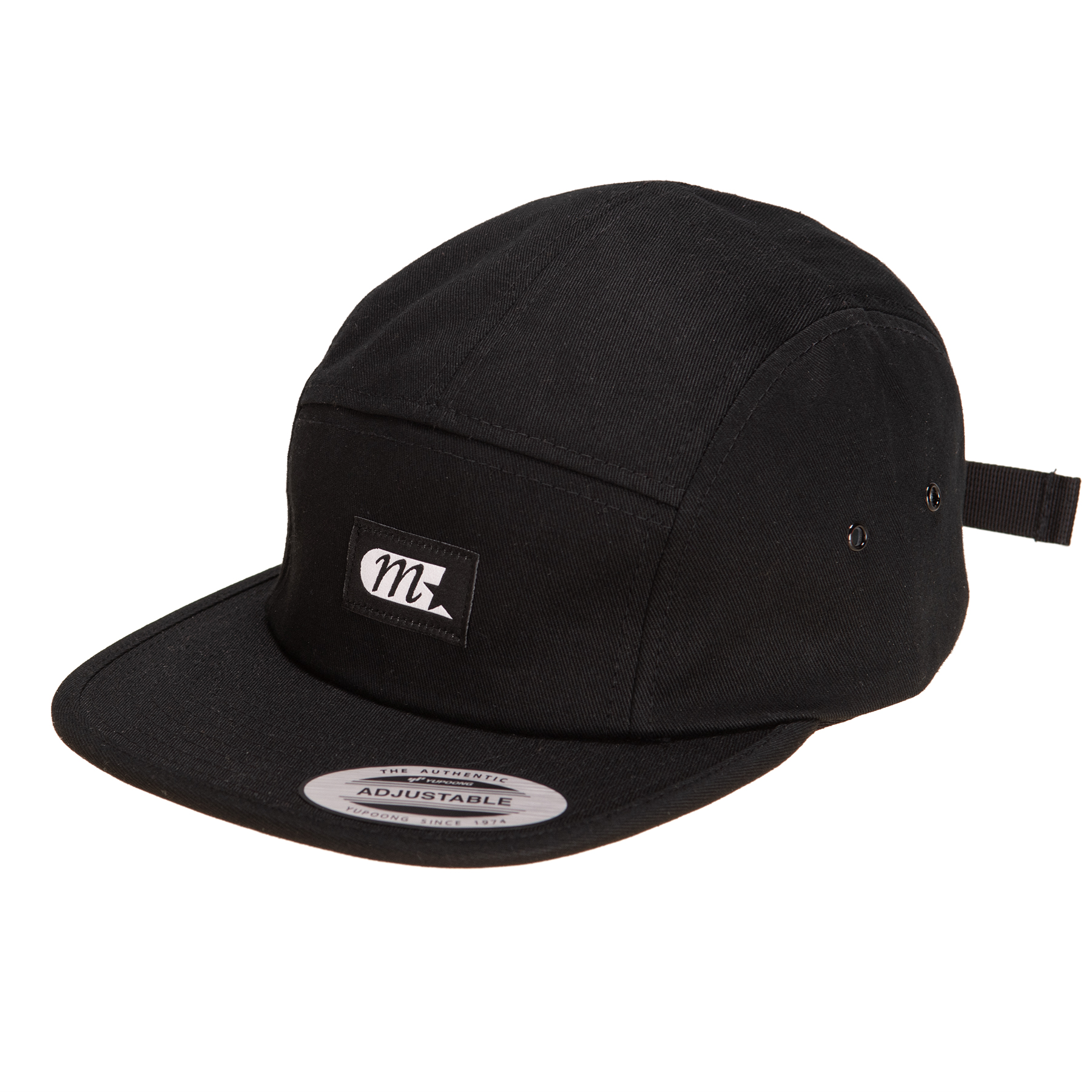 Logo Five Panel Cap Black | Millencolin