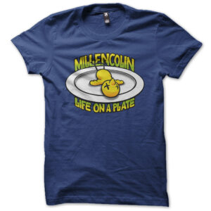 Life On A Plate T-shirt Blue